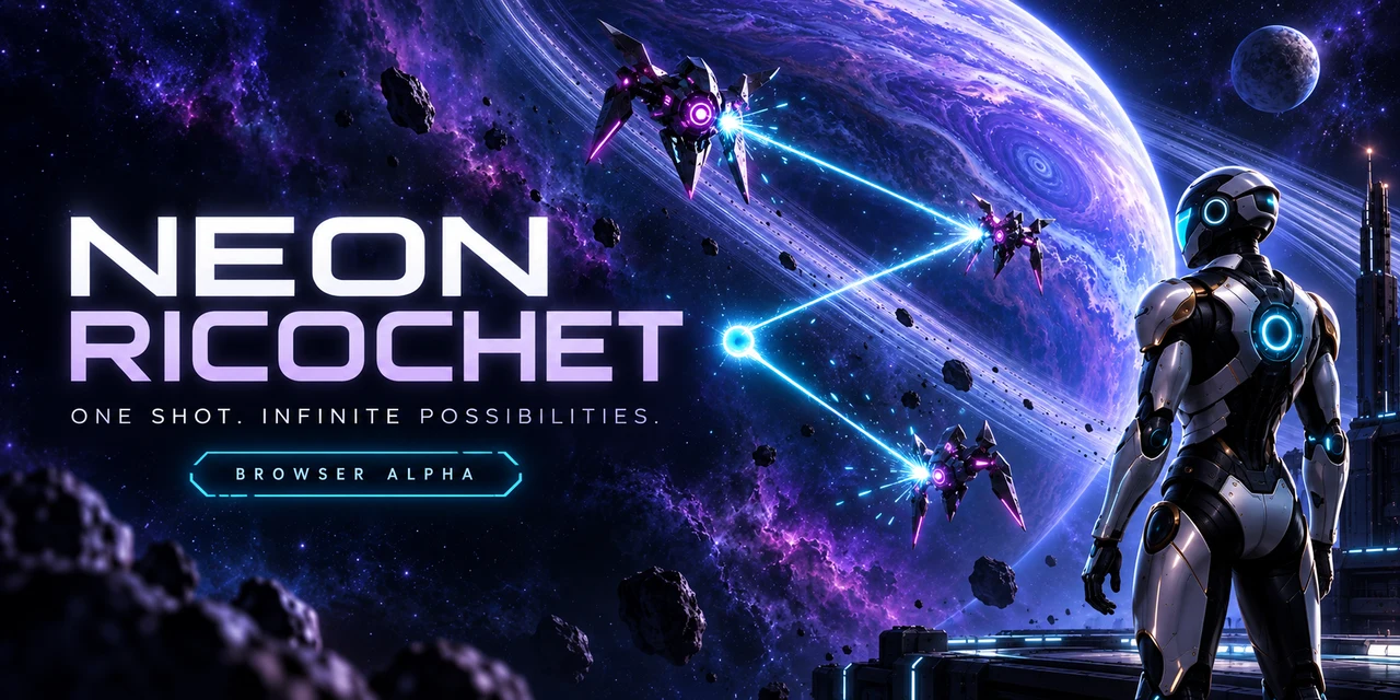 NEON RICOCHET · Browser Alpha