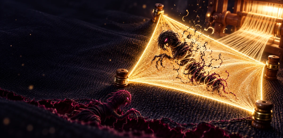 NULLWEAVE – goldene Fadenfallen gegen die dunkle Brut