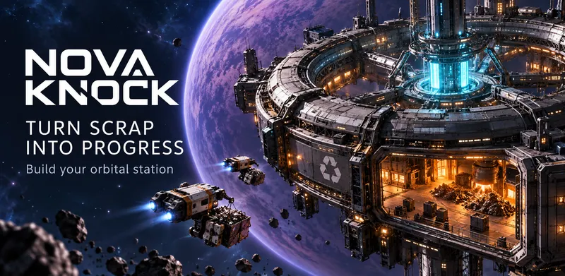 NOVA KNOCK: Turn scrap into progress – build your orbital station