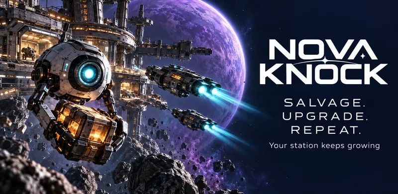NOVA KNOCK: Salvage. Upgrade. Repeat. Your station keeps growing