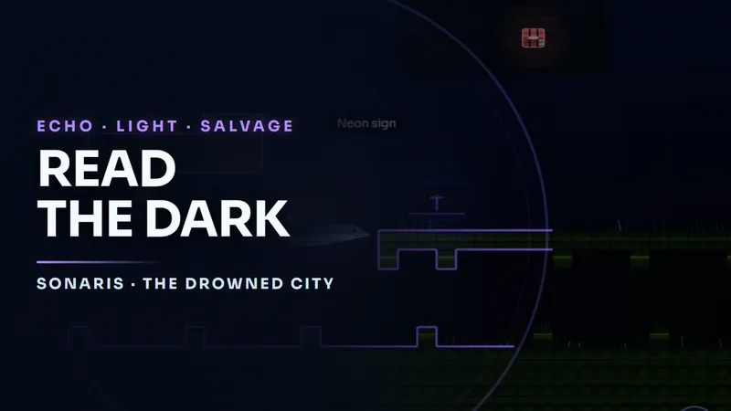 SONARIS: Echo, light, salvage – read the dark
