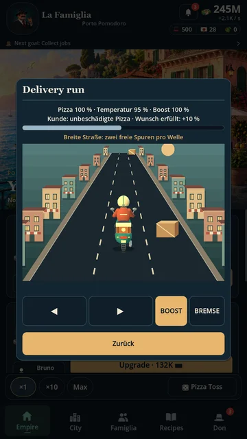 Pizza Mafia – Scooter delivery run