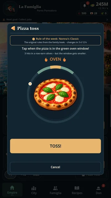 Pizza Mafia – Pizza toss