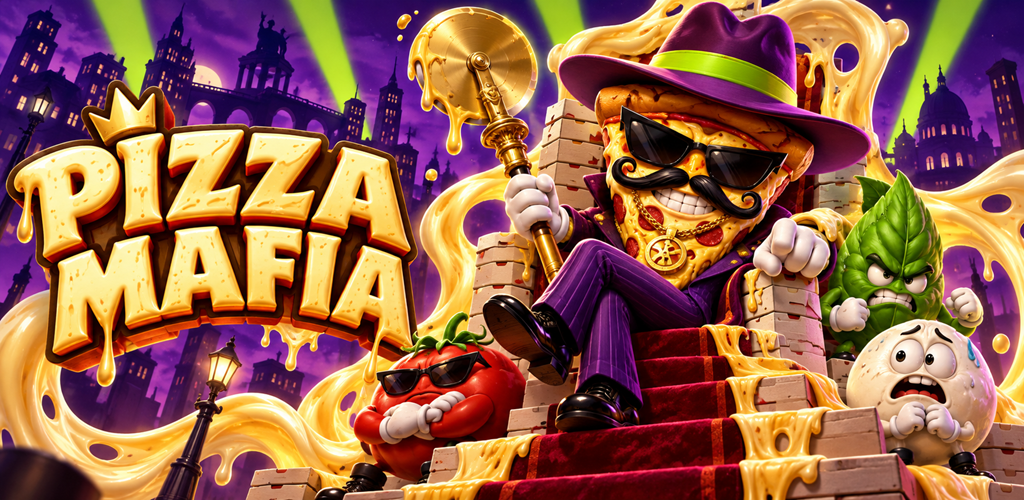 Pizza Mafia – Don Pizzone auf seinem Pizza-Thron