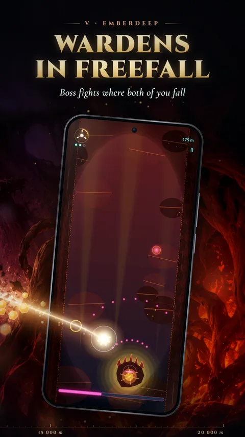CANDLERIFT: Wardens in freefall – boss fights where both of you fall