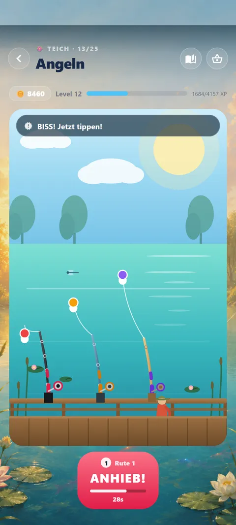 Lucky Catch: Angeln am Teich