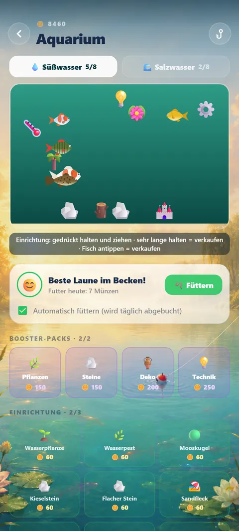 Lucky Catch: Das eigene Aquarium