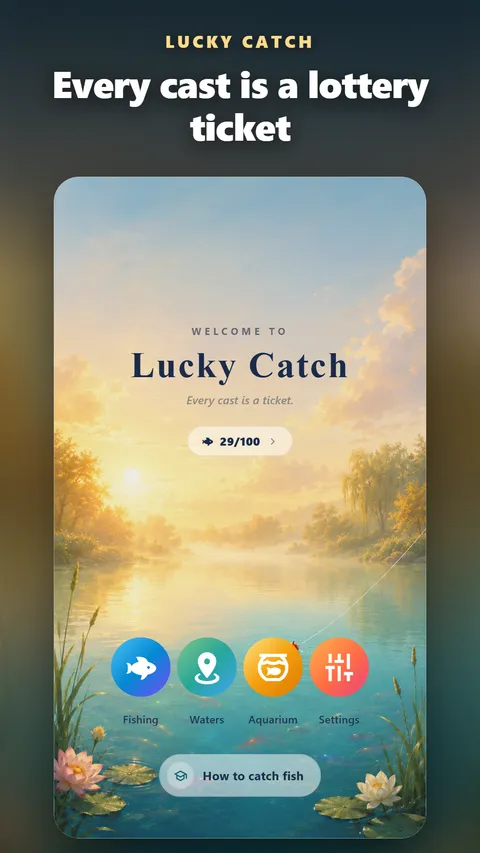 Lucky Catch: Every cast is a lottery ticket