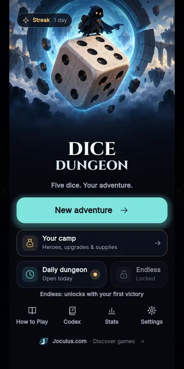 Würfel Dungeon: Your adventure begins
